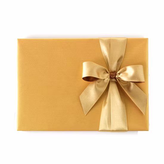 Caja de papel con compartimento de chocolate de cartón magnético para regalo