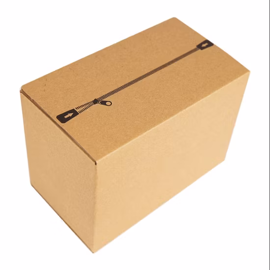 Custom 3/5 Ply Bc Flauta Paredes dobles Cartón corrugado Caja de cartón de embalaje de papel Kraft marrón para frutas pesadas Envío de embalaje móvil electrónico